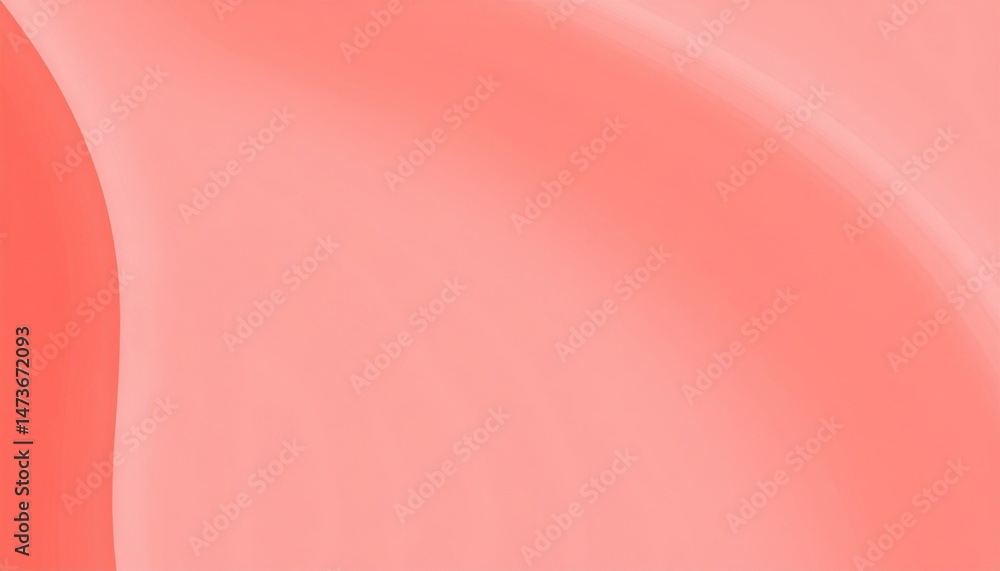 Poster flowing coral wave abstract digital art soft environment close-up view serenity concept