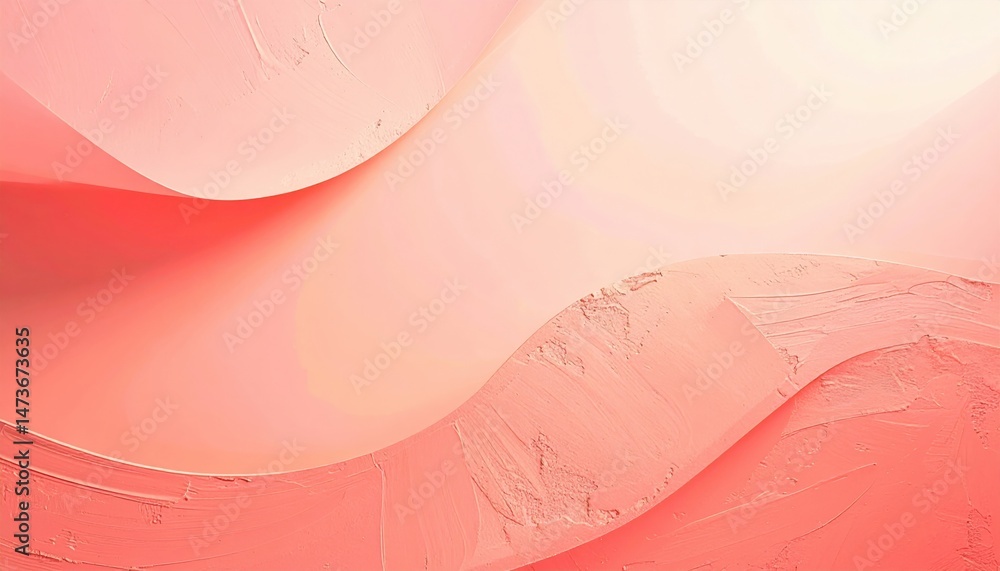 Poster fluid motion abstract art digital space visual design soft tones aesthetic perspective modern concep