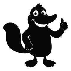 Obraz premium A funny, cute, blue cartoon fish character with a cheerful smile, isolated as vector clip art