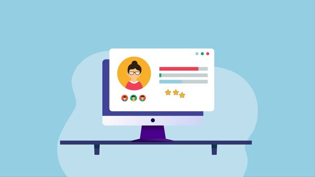 Customer Profile Analysis and Buyer Persona, Customer Database and Demographics, 4k, 2D Animation explainer Video