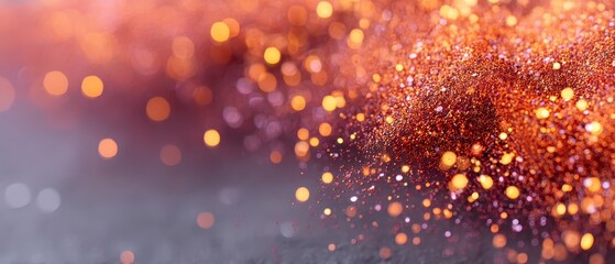 Abstract close-up of shimmering glitter with vibrant colors.