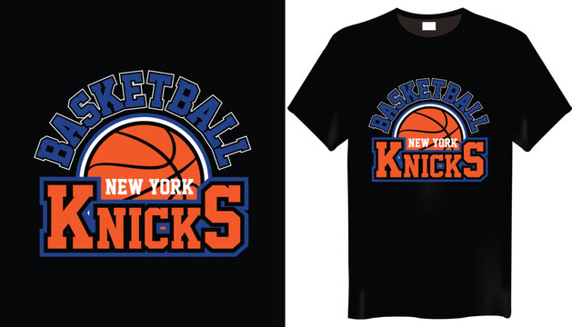 New York Knicks Basketball T-Shirts Design
