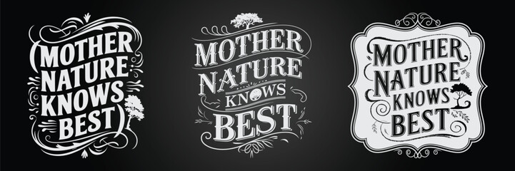 Creative Chalk Typography with Nature Elements and Inspirational Jungle Vibe