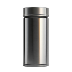 Tea canister isolated on transparent background.