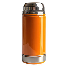 Thermos isolated on transparent background.