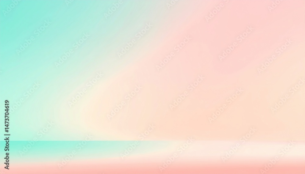 Poster calming abstract background with soft pastel colors digital art minimalist design tranquil environme