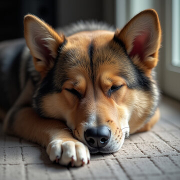 norwegian buhund portrait