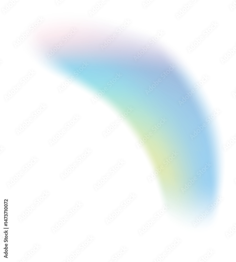 Poster abstract blurry gradient shape. pastel colored mesh fluid liquid element. soft light blob with aura 