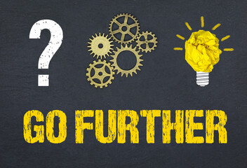 Fototapeta premium Go further 