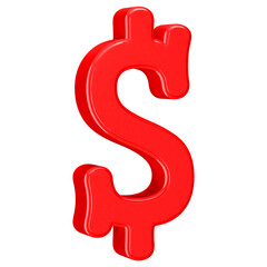 3D Dollar Symbol
