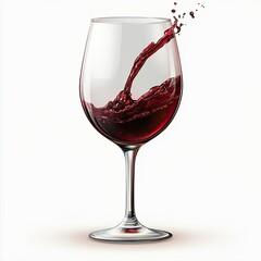 Red wine splashing from a glass (11)