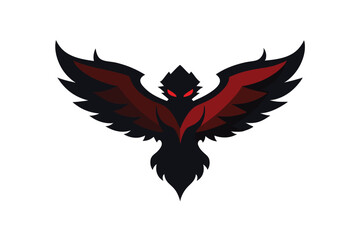 Obraz premium Dark Phoenix Flight Rebirth in Shadows 