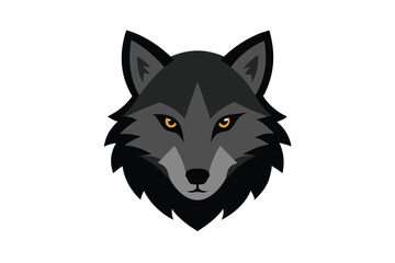 wolf  head vector illustration