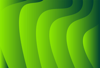 Liquid background with Green color combination