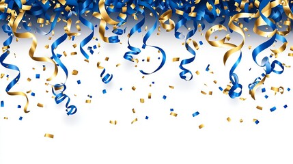 Celebration confetti and streamers