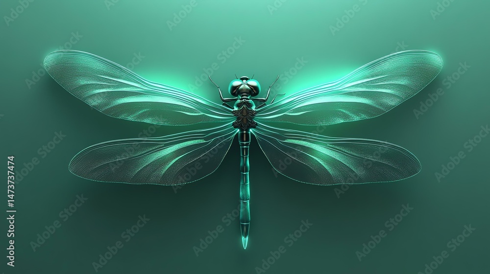 Poster a magnificent dragon with glowing wings dominates the scene. its luminous wings add an ethereal and 