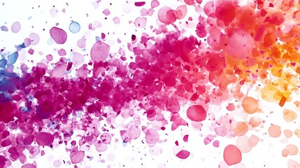 Abstract vibrant colorful paint splatter background