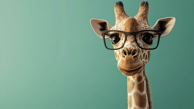 A Git is pictured wearing glasses.