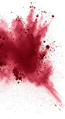 Fototapeta premium Crimson Burst AI Generated