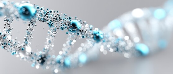 Molecular Structure of DNA Abstract Medical Biology Genetic Science Backdrop