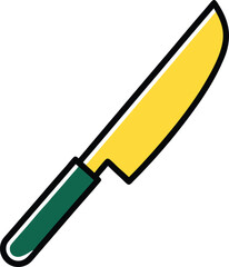 kitchen knife icon symbol vector illustration