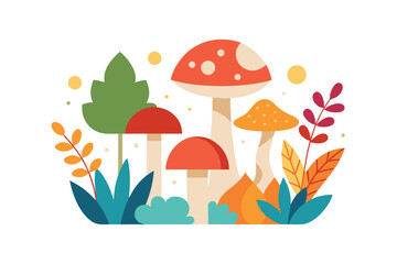 Printable Graphics of Various Mushrooms