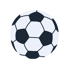 Fototapeta premium Soccer sports ball color icon. Vector illustration. Football equipment