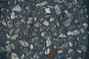 Black and white old aged weathered Terrazzo texture