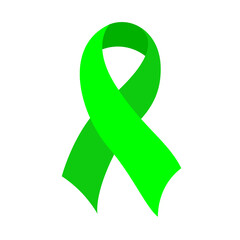 Mental Health Awareness Green Ribbon