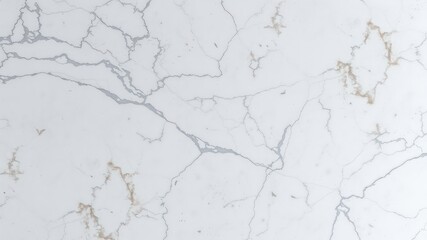 Obraz premium High-resolution image of a pristine white marble surface with subtle grey veining and speckled inclusions