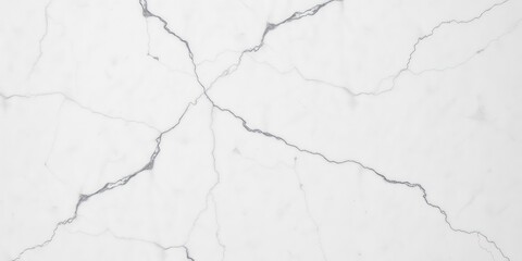 Obraz premium High-resolution image of a white marble surface with thin, dark grey veining creating a natural pattern