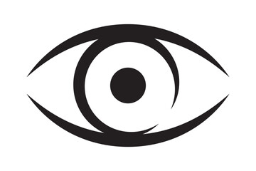 Eye icon, hyman eyeball icon.