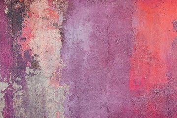 Abstract Textured Background Red Pink Purple Paint Wall