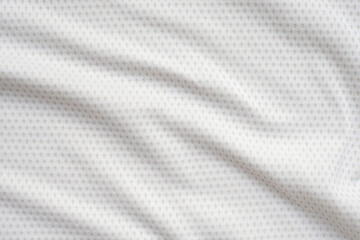 White sports clothing fabric football shirt jersey texture abstract background
