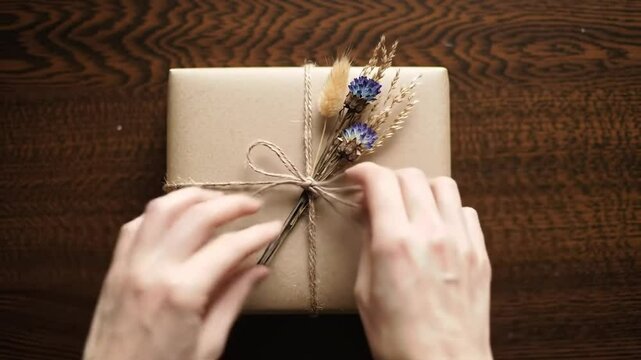 hand holding a gift