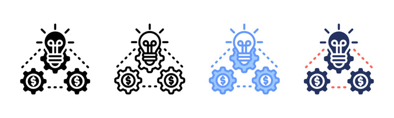 System icon sheet multiple style collection