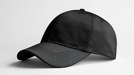 6-Panel Cap Mockup - Front Angle with Reflective Fabric Options 