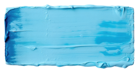 PNG Blue flat paint brush stroke backgrounds turquoise rectangle.
