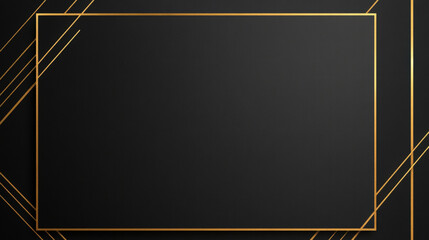 Black gold border certificate appreciation elegant modern background luxury frame