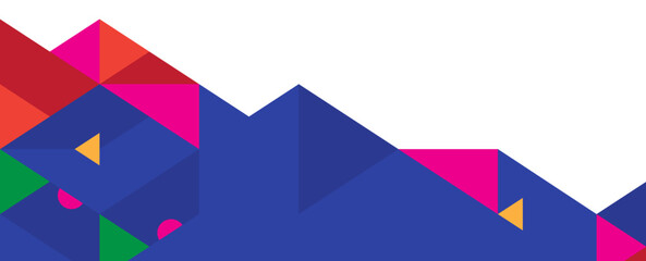 Abstract background with geometric pattern. Template banner. Web design
Seamless abstract pattern with geometric shapes