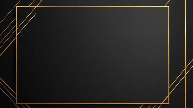 Black gold border certificate appreciation elegant modern background luxury frame