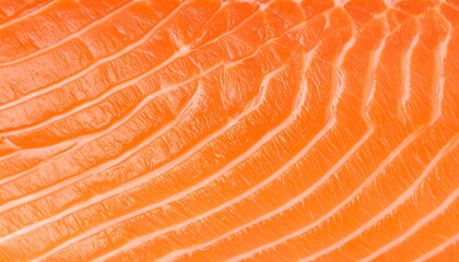 Salmon Texture: A Close-Up View of Fresh Salmon Fillet