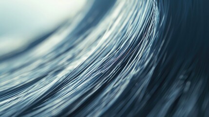 Minimalistic beauty concept with keratin product and glossy hair effect