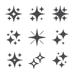 Collection of Sparkle and Star Icons