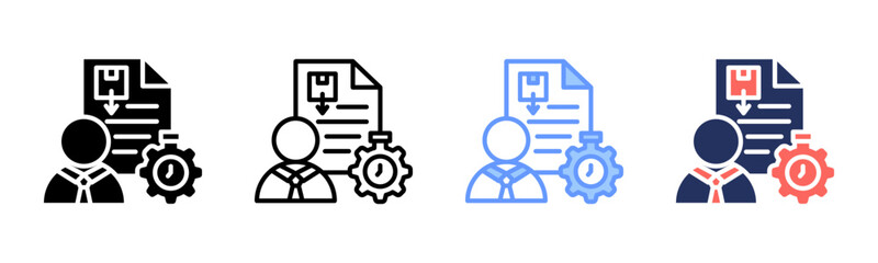 Duty icon sheet multiple style collection