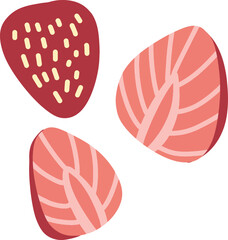 Freshly Sliced Strawberries