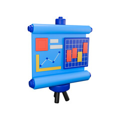 Blue Presentation Financial Data 2