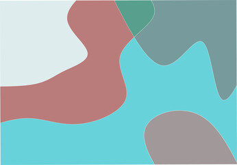 vector abstract gradient background in paper cut style with red, blue and grey colors for web design