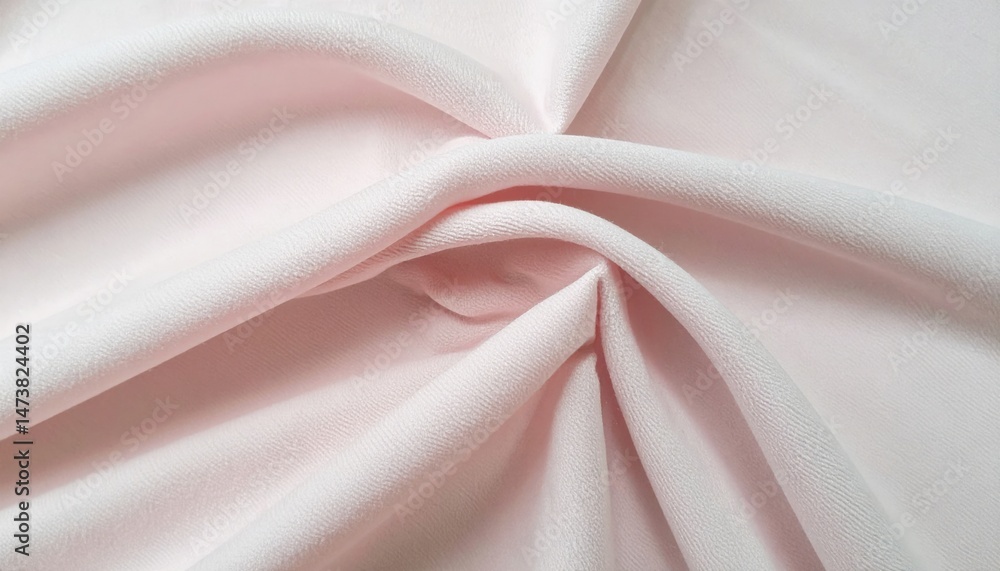 Poster textile fabric close-up studio setting macro photography soft pink material abstract texture fabric 
