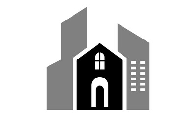 real estate building logo design